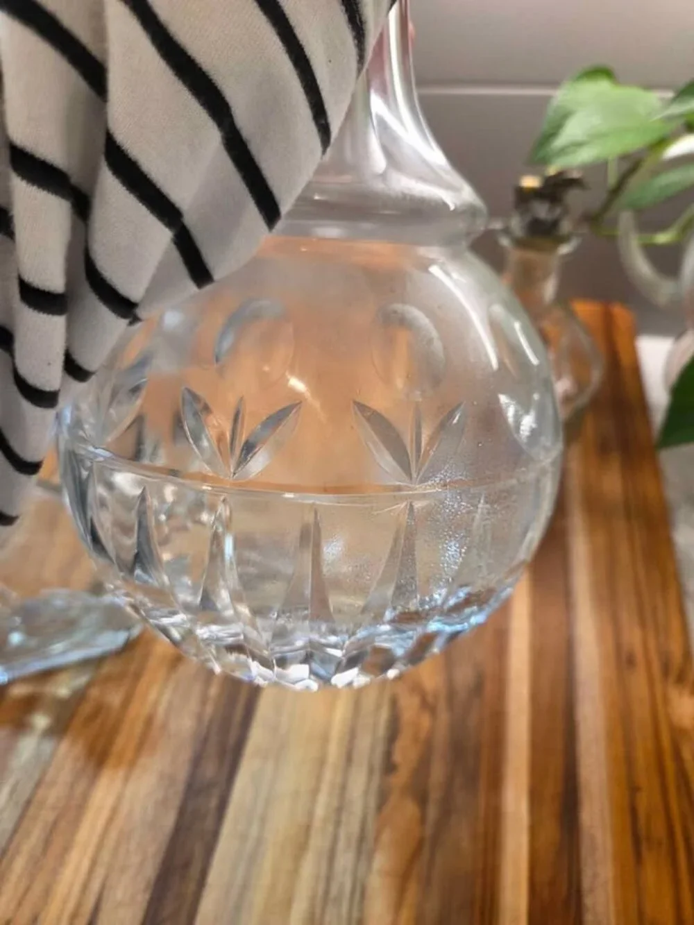 3 decanters or bottles